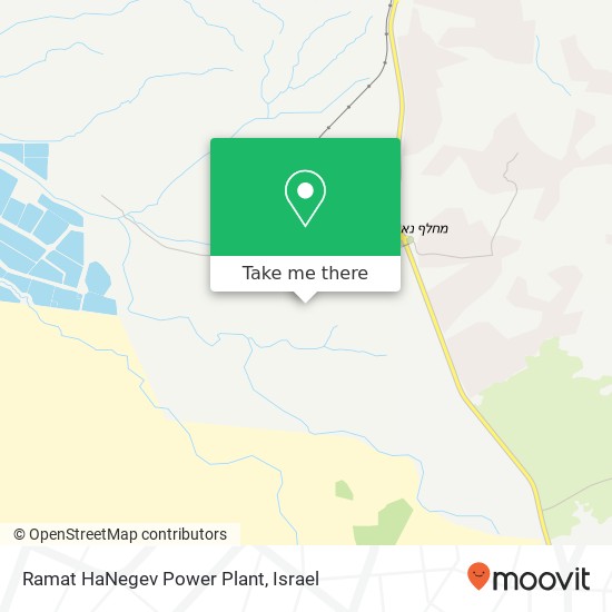 Карта Ramat HaNegev Power Plant