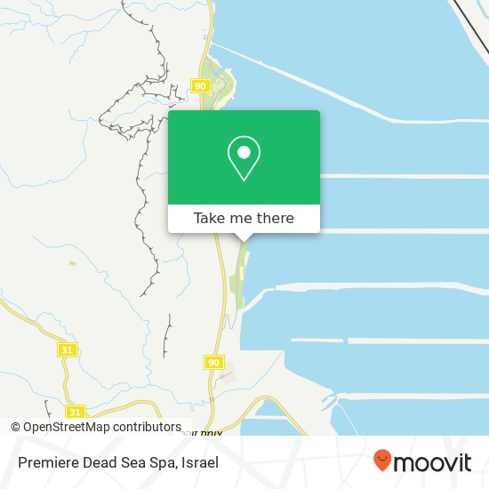 Premiere Dead Sea Spa map