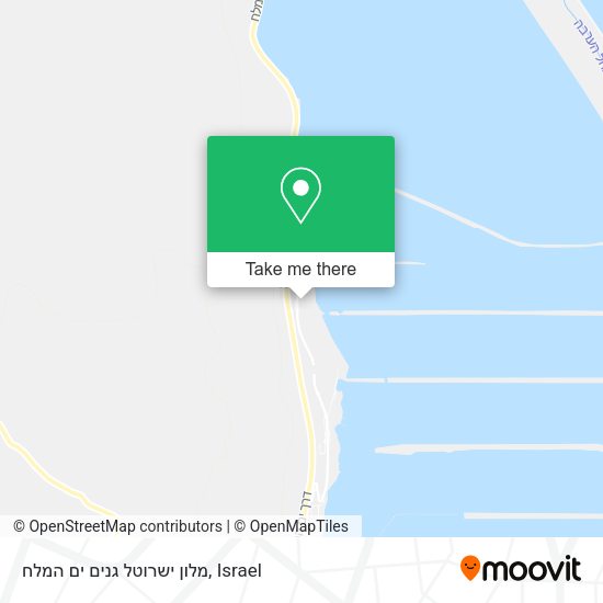 מלון ישרוטל גנים ים המלח map