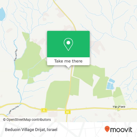 Beduoin Village Drijat map