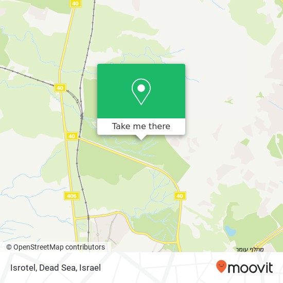 Isrotel, Dead Sea map