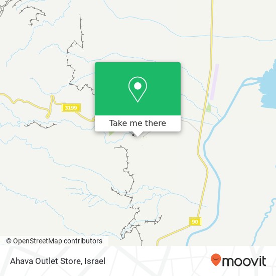 Карта Ahava Outlet Store