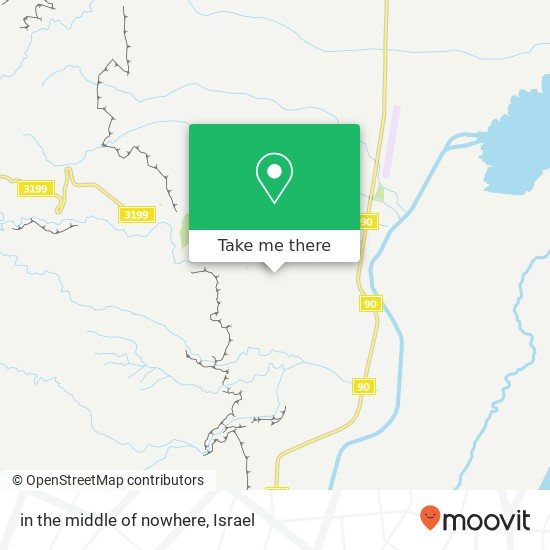 in the middle of nowhere map