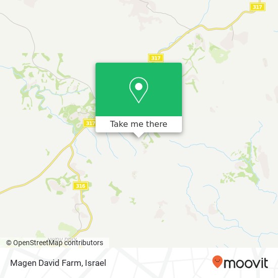 Карта Magen David Farm