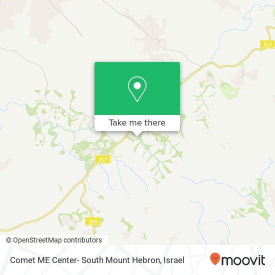 Comet ME Center- South Mount Hebron map