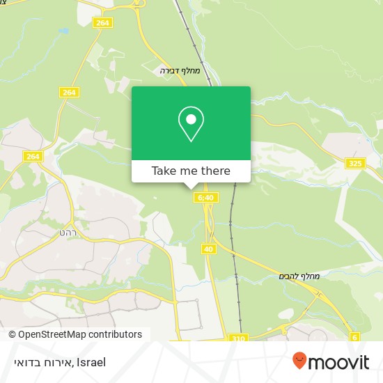 אירוח בדואי map