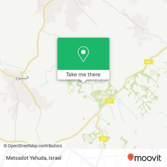 Metsadot Yehuda map