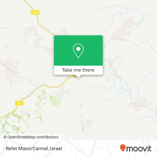 Refet Maon/Carmel map