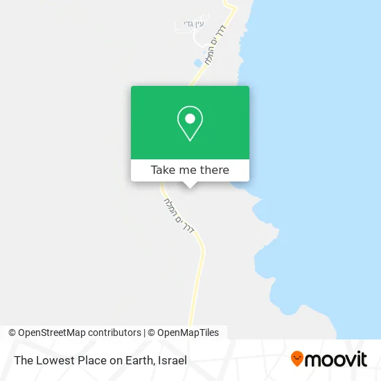 Карта The Lowest Place on Earth