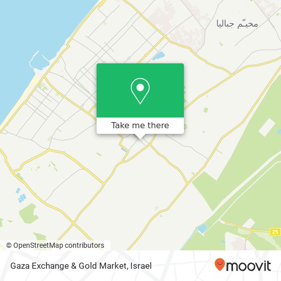 Карта Gaza Exchange & Gold Market
