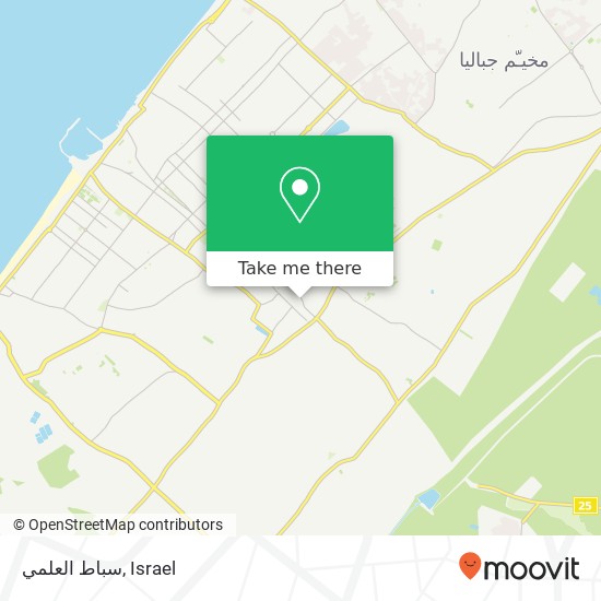 سباط العلمي map