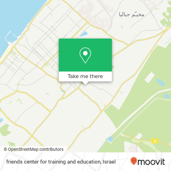 friends center for training and education map