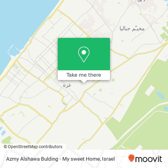 Карта Azmy Alshawa Bulding - My sweet Home