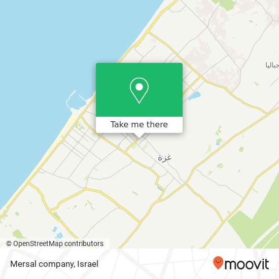 Карта Mersal company