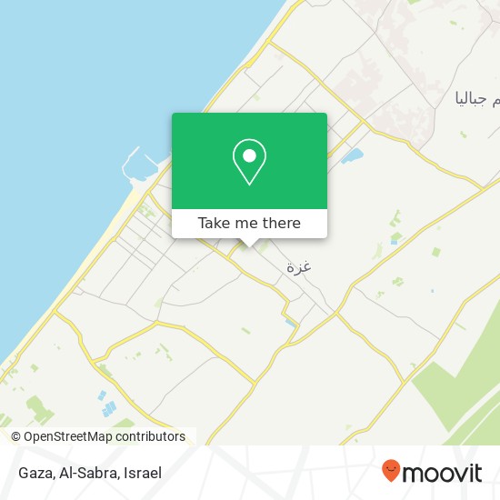 Карта Gaza, Al-Sabra