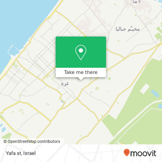 Карта Yafa st