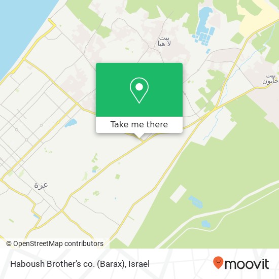 Haboush Brother's co. (Barax) map