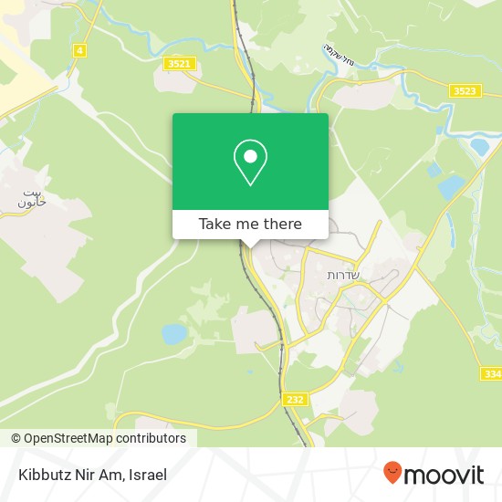 Карта Kibbutz Nir Am