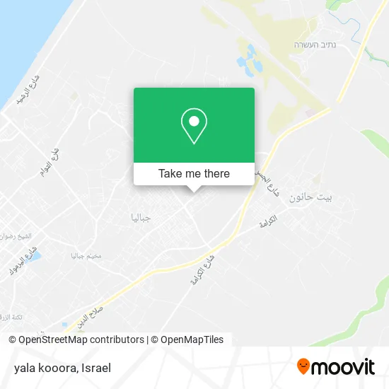 Карта yala kooora