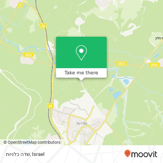 שדה כלניות map