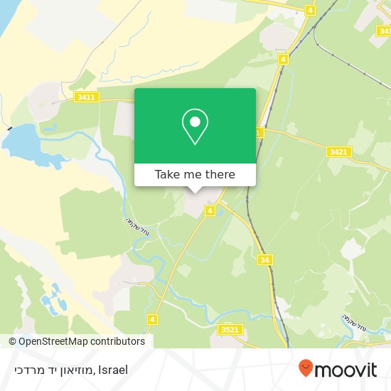 Карта מוזיאון יד מרדכי