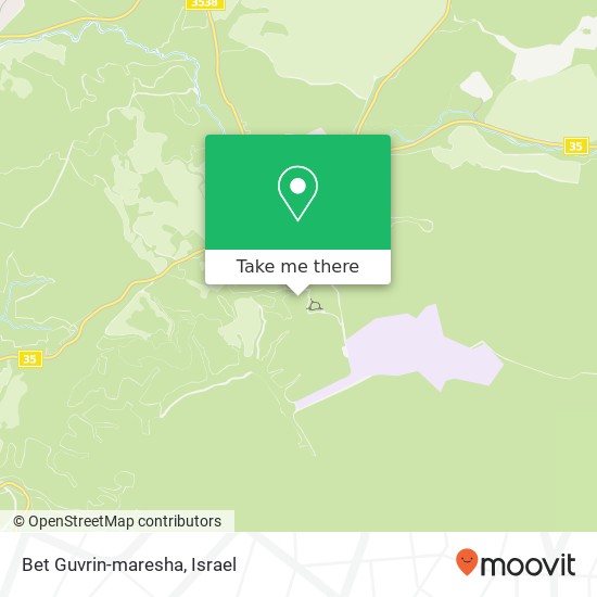 Карта Bet Guvrin-maresha