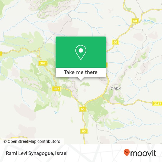 Rami Levi Synagogue map
