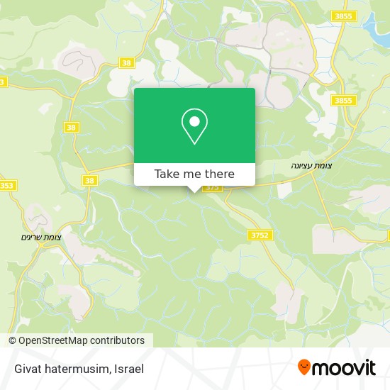 Карта Givat hatermusim