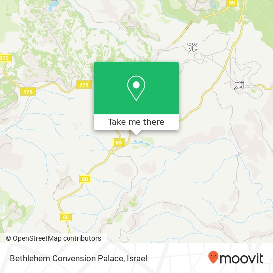 Bethlehem Convension Palace map