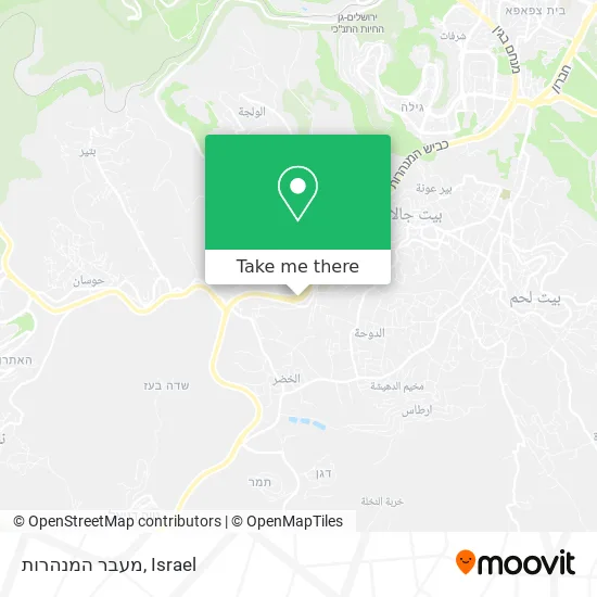 Карта מעבר המנהרות