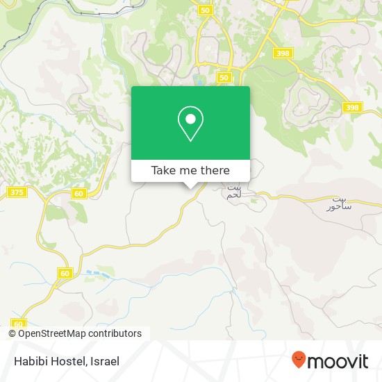 Habibi Hostel map