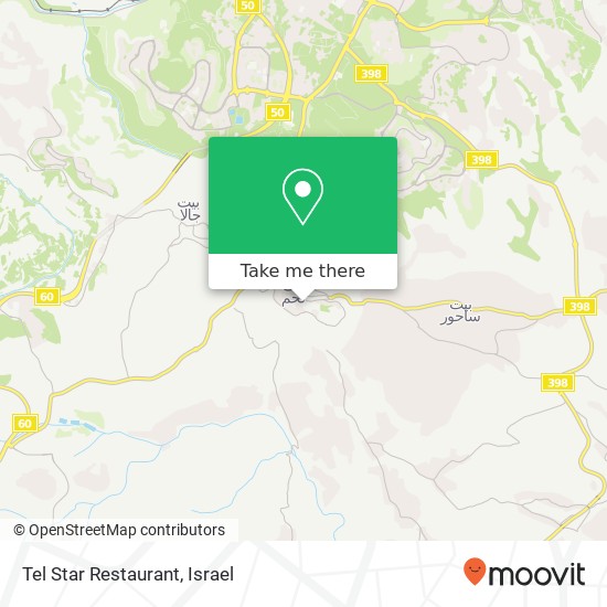 Tel Star Restaurant map