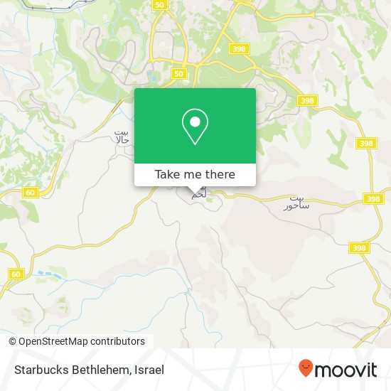 Starbucks Bethlehem map