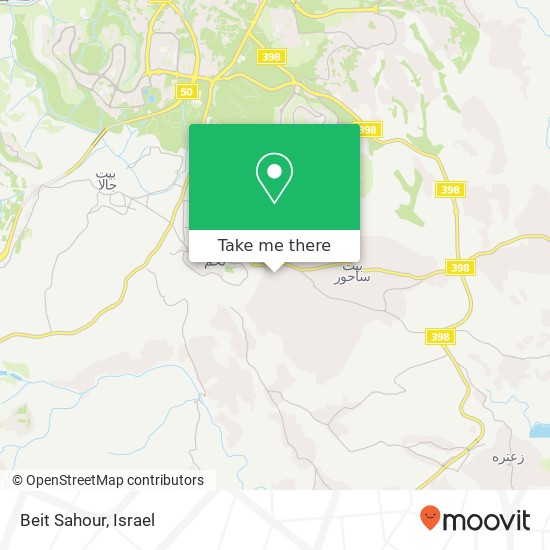 Beit Sahour map