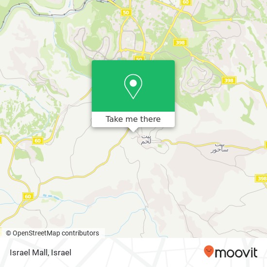 Карта Israel Mall