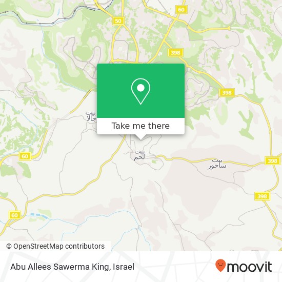 Abu Allees Sawerma King map