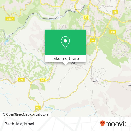 Beith Jala map