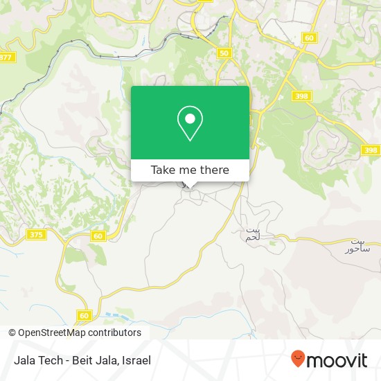 Карта Jala Tech - Beit Jala