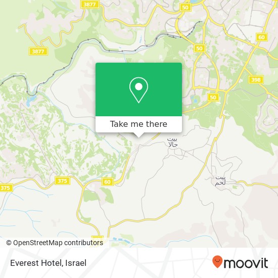 Everest Hotel map