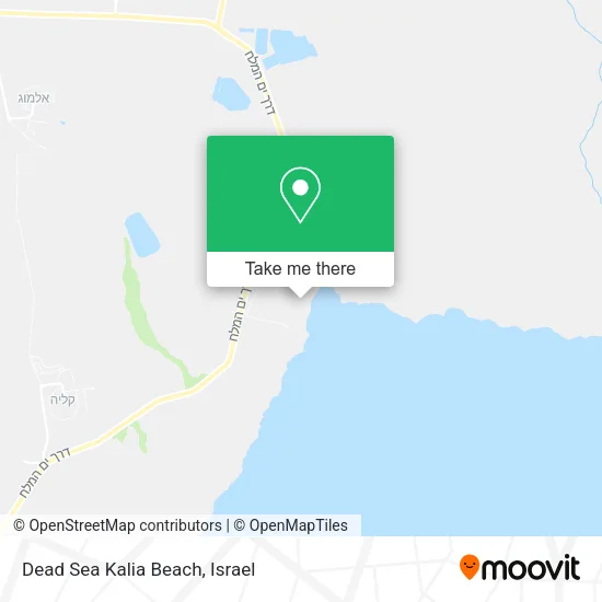Карта Dead Sea Kalia Beach