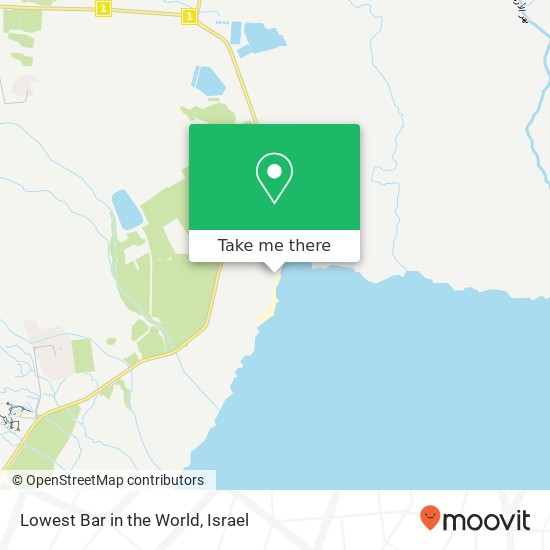 Lowest Bar in the World map