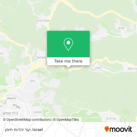 Карта יער יהדות תימן
