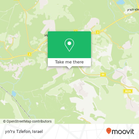 צלפון Tzlefon map