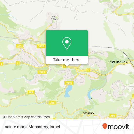 sainte marie Monastery map