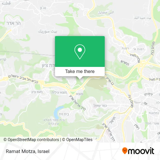 Карта Ramat Motza