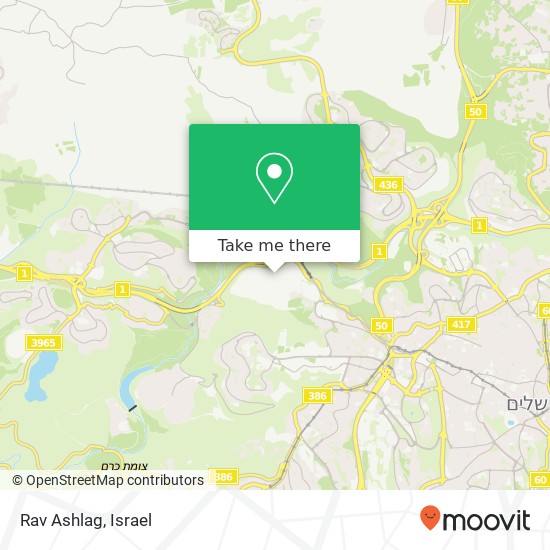 Rav Ashlag map