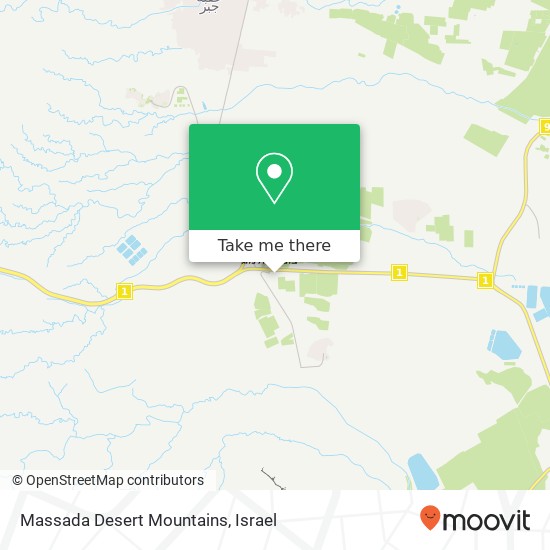 Карта Massada Desert Mountains