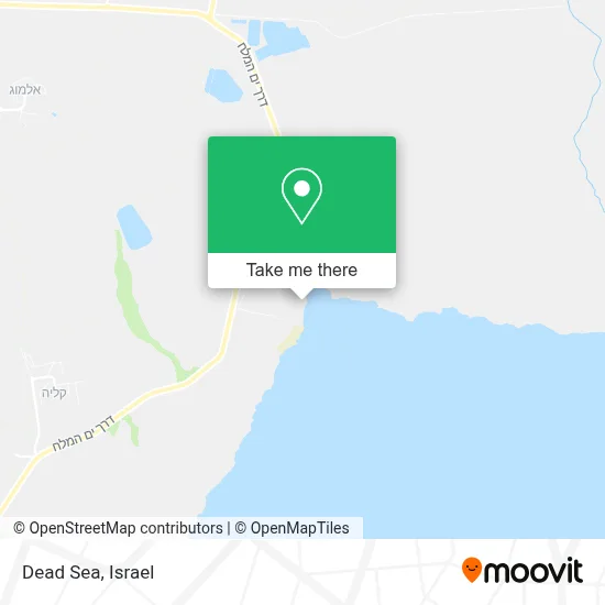 Dead Sea map