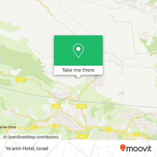 Ye'arim Hotel map