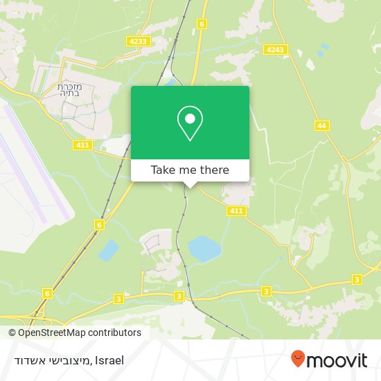 מיצובישי אשדוד map